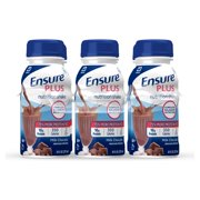 Ensure Plus Nutrition Shake, 24 Count, With 16 Grams of High-Quality Protein, Meal Replacement Shakes, Milk Chocolate, 8 fl oz
