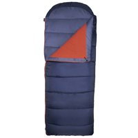 Slumberjack Shadow Mountain 20F-30F Hooded Sleeping Bag with Removable Liner, Indigo
