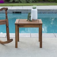 Manor Park Outdoor Wood Patio Side Table, Multiple Colors