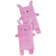 (2 Pack) On the Goldbug Car Seat Strap Cover, Bunny
