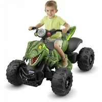 Power Wheels Jurassic World Dino Racer, Green Ride-On ATV for Kids