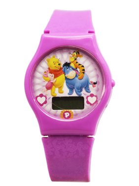 Disney's Winnie the Pooh Purple Colored Digital Screen Character Watch
