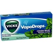 Vicks VapoDrops Cough Relief Drops Menthol Flavor 20 Each [case of 20] (Pack of 2)