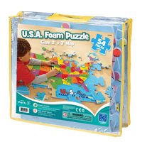 Educational Insights USA Foam Map Puzzle, 54 Pieces