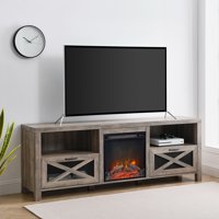 Manor Park 70" Rustic Farmhouse Fireplace TV Stand - Multiple Finishes