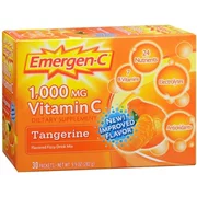 Emergen-C Vitamin C Drink Mix Packets Tangerine 30 Each (Pack of 3)