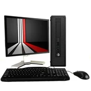 HP Desktop Computer 800G1 Intel Core I5,8GB RAM,320GB HDD, Windows 10 Home, Keyboard and Mouse, WIFI, HDMI Adapter includes 22in Monitor
