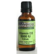 Vitamin D3 5000 Citrus with MCT Oil No Chinese Ingredients