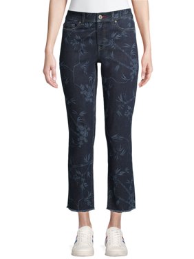 EV1 from Ellen DeGeneres Womens Straight Jeans, Maddy Military Floral