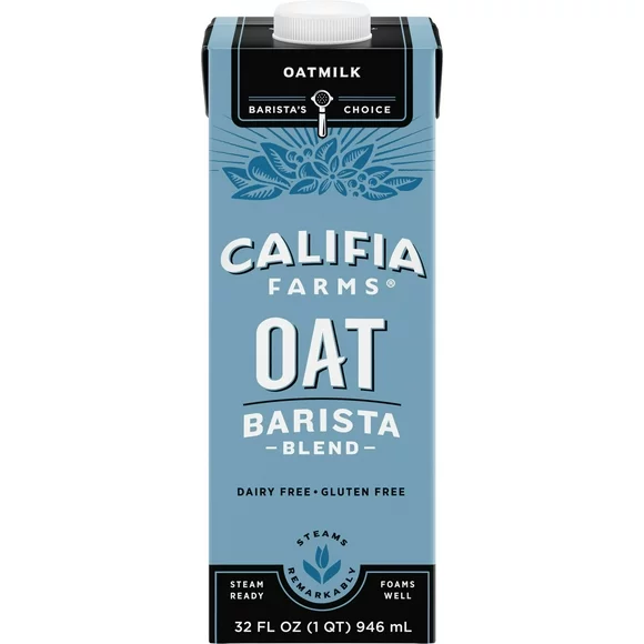 Califia Farms Oat Barista Blend Oat Milk 32 Fluid Ounces