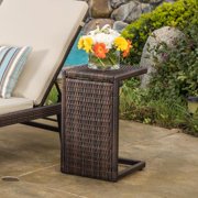 Forrest Outdoor Wicker Accent Table