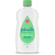 JOHNSON'S Aloe Vera & Vitamin E Baby Oil 20 oz (Pack of 3)