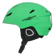 Lucky Bums Powder Series In-Mold Ski Snowboard Snow Sport Helmet, Green, Medium