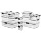 image 8 of Rubbermaid Brilliance Food Storage Containers, 36 Piece Set, Leak-Proof, BPA Free, Clear Tritan Plastic