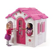 Step2 Sweetheart Pink Playhouse with Kitchen, Decorative Roof and Skylight