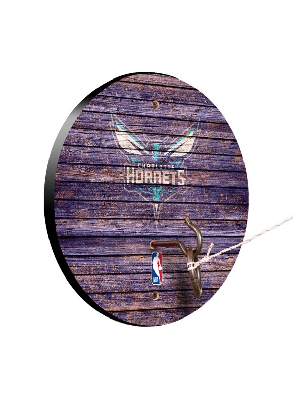 Charlotte Hornets Weathered Design Hook and Ring Game