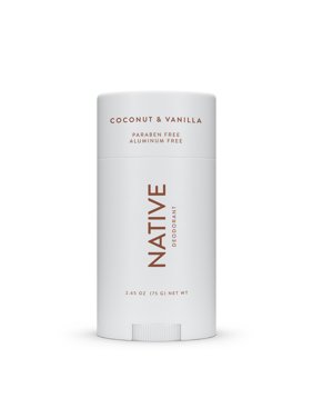 Native Natural Deodorant, Coconut and Vanilla, Aluminum Free, 2.65 oz