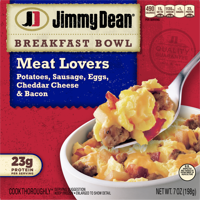Jimmy Dean Meat Lovers Breakfast Bowl, 7 oz.
