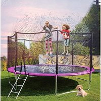 Toyify Trampoline Sprinkler, Outdoor Water Play Sprinklers for Kids Fun Water Park Summer Activities Yard Backyard Sprinkler (49ft/15M)