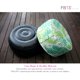 image 2 of FBTS Prime Outdoor Inflatable Ottoman Light Green Leaf Round Patio Foot Stools and Ottomans Portable Travel Footstool Used for Outdoor Camping Home Yoga Foot Rest