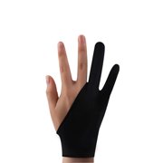 Two-Finger Artist Anti-Touch Glove For Drawing Tablet Right And Left Hand Glove Anti-Fouling For Screen Board