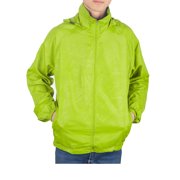 SAYFUT Men's Outdoor Lightweight Windbreaker  Packable Jacket Waterproof Rain Jacket Drawstring Hooded Zip-Up Sport Windbreaker Blue/Red/Black/Green