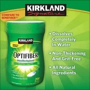 KS Daily Prebiotic Dietary Fiber Supplement Powder OPTIFIBER, 25.6 Ounces