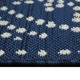 image 6 of Better Homes & Gardens Navy Jeweled Medallion Woven Outdoor Rug, 5' x 7'