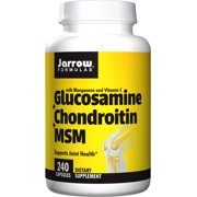 Jarrow Formulas Glucosamine and Chondroitin and MSM, Supports Joint Health, 240 Caps