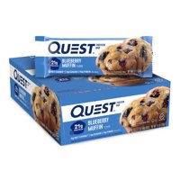 Quest Protein Bar, Blueberry Muffin, 21g Protein, 12 Ct