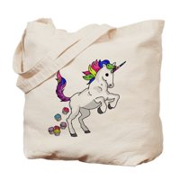 CafePress - Unicorn Cupcakes - Natural Canvas Tote Bag, Cloth Shopping Bag