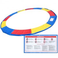 Colorful Safety Round Spring Pad Replacement Cover for 14' Trampoline