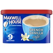 Maxwell House International French Vanilla Cafe Beverage Mix, 8.4 oz. Canister