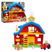 Disney Junior Mickey Mouse Barnyard Fun Playset, Playsets, Ages 3 Up, by Just Play