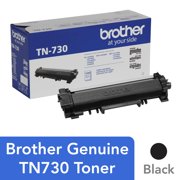 Brother Genuine Standard Yield Toner Cartridge, TN730, Replacement Black Toner, Page Yield Up To 1,200 Pages