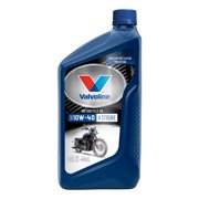 (4 Pack) Valvoline 4-Stroke Motorcycle SAE 10W-40 Conventional Motor Oil - 1 Quart