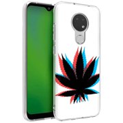 TalkingCase TPU Phone Cover Case for Cricket Ovation, AT&T Radiant Max,Marijuana in 3D Print,Light Weight,Flexible,Soft Touch Cover,Anti-Scratch