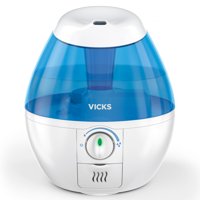 Vicks Mini Filter-Free Cool Mist Humidifier, White, VUL520W