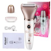 USB Rechargeable Hair Removal for Women.Painless 2-in-1 Body Hair Removal Electric Razor for Face, Legs, Underarms and Bikini, Wet and Dry Cordless Waterproof Hair Shaver