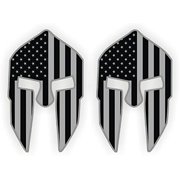 Pair - Spartan Helmet Vinyl Decals | Stickers Helmets, Hard Hats, Stealthy Black Ops American Flags