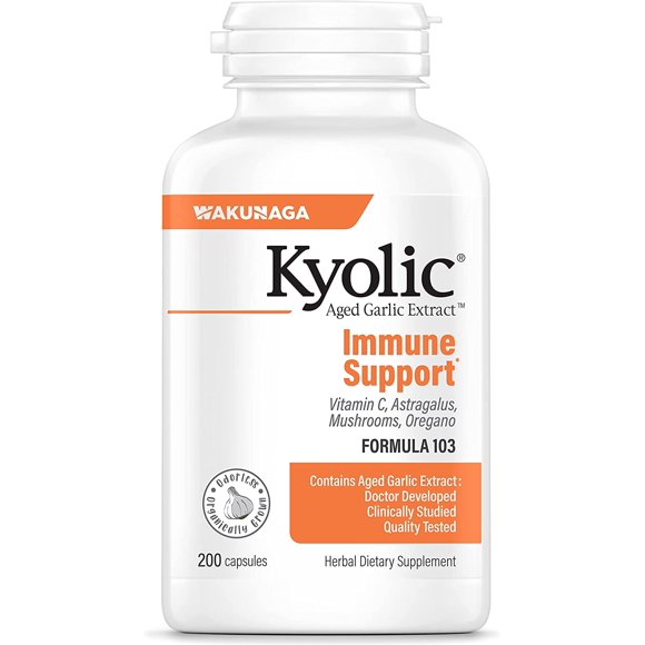 Kyolic Aged Garlic Extract Immune Formula 103 - 200 Capsules
