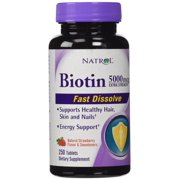 Natrol Biotin 5000 mcg Fast Dissolve Tablets, 250 Ct