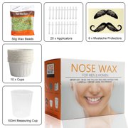 iMeshbean 50g Nose Ear Hair Removal Wax Kit for Men and Women