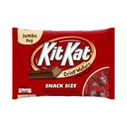 (2 Pack) Kit Kat, Crisp Wafer Milk Chocolate Candy Bars Snack Size, 20.1 Oz