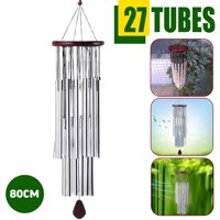 Large Wind Chimes 31" Garden Chimes with 21 Aluminum Tuned Tubes for Indoor Outdoor Garden Patio Decor
