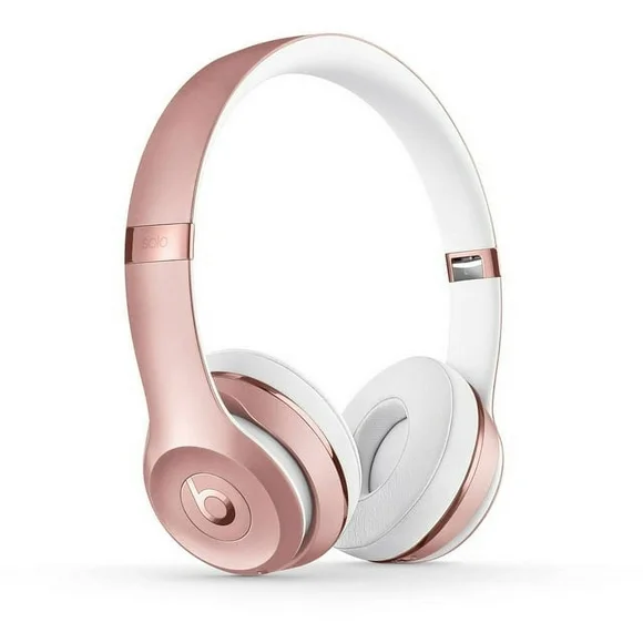 Restored Beats by Dre Beats Solo3 Wireless OnEar Headphones (Rose Gold) (Refurbished)