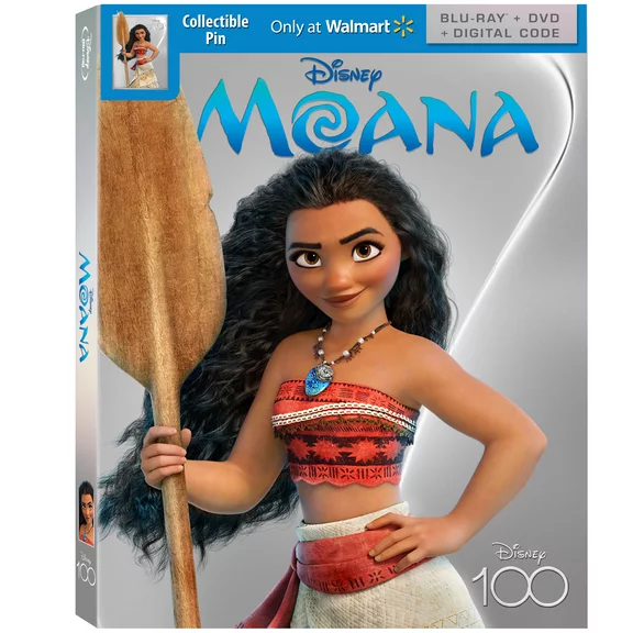 Moana - Disney100 Edition Payless Daily Exclusive (Blu-ray   DVD   Digital Code)