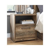 Signature Design By Ashley Rusthaven Brown One Drawer Nightstand