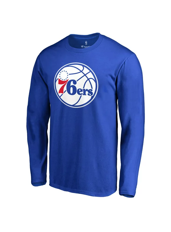 Men's Fanatics Branded Ben Simmons Royal Philadelphia 76ers Backer Name & Number Long Sleeve T-Shirt