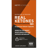 Keto Science Real Ketones Weight Loss & Energy Supplement, 60 Capsules